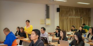 บรรยายการใช้สื่อเทคโนโลยีการศึกษา ให้นิสิตปริญญาโท สาขาบริหารการศึกษา วันที่ ๔ กรกฎาคม ๒๕๖๙